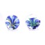 Вагинальные шарики Ben Wa Blue Blossom - Фото №0