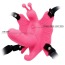 Вибратор-бабочка с пультом управления Ultra Passionate Harness, розовый - Фото №6