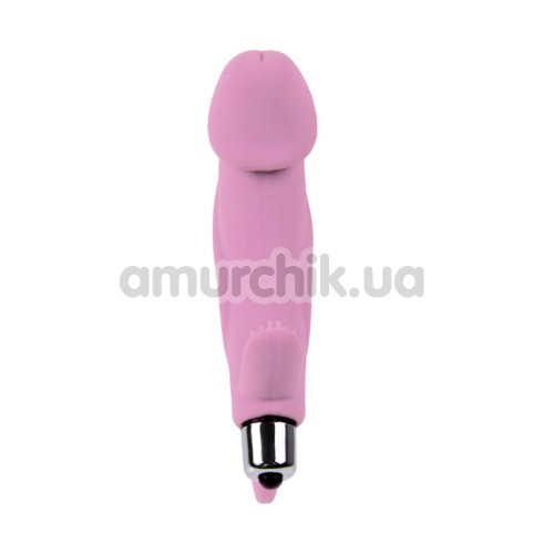 Анально-вагинально-клиторальный вибратор Fabulous Lover, розовый