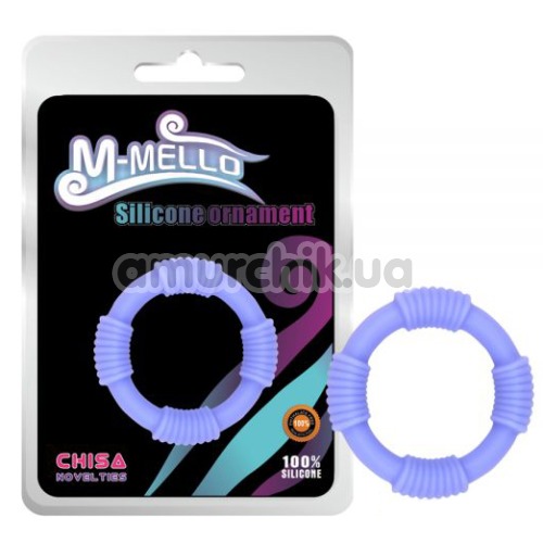Эрекционное кольцо M-Mello Rope Ring, фиолетовое