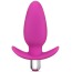 Анальна пробка з вібрацією Little Thumper Vibrating Silicone Anal Plug, рожева - Фото №1