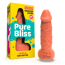 Мыло в виде пениса с присоской Pure Bliss Big, оранжевое - Фото №3