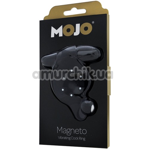 Виброкольцо Mojo Magneto Vibrating Cock Ring, черное