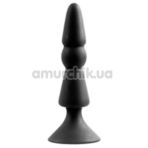 Набір анальних пробок Menz Stuff 3-Piece Anal Cone Set, чорний