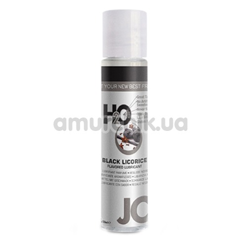 Оральный лубрикант JO H2O Black Licorice - черная лакрица, 30 мл