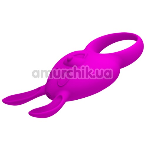 Виброкольцо Preety Love Naughty Bunny, фиолетовое