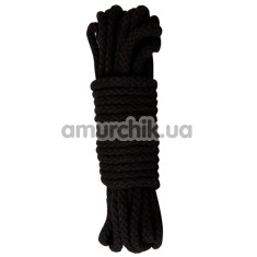 Мотузка Guilty Pleasure Bondage Rope 10m, чорна - Фото №1