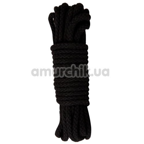Веревка Guilty Pleasure Bondage Rope 10m, черная - Фото №1