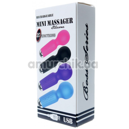 Кліторальний вібратор Boss Series Rechargeable Mini Massager, рожевий