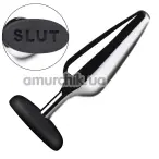 Анальна пробка Master Series Butt Slut, срібна - Фото №1