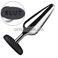 Анальная пробка Master Series Butt Slut, серебряная - Фото №1