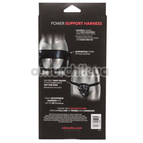 Трусики для страпона Universal Love Rider Power Support Harness, черные