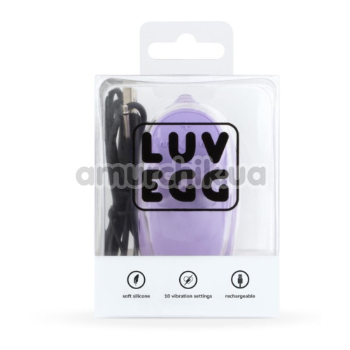 Віброяйце Luv Egg XL, фіолетове