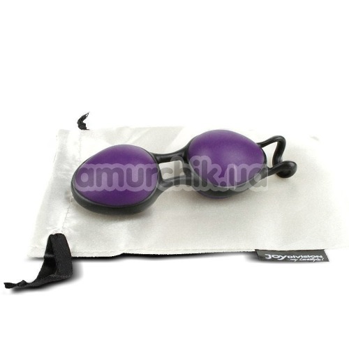 Вагінальні кульки Joyballs Secret, фіолетово-чорні