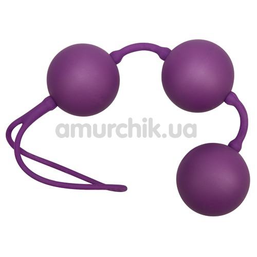 Вагінальні кульки Velvet Purple Balls фіолетові - Фото №1