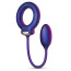 Виброкольцо для члена с анальным вибростимулятором Hueman Eclipse Anal Vibrator, фиолетовое - Фото №1
