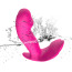 Вибратор с пульсацией и подогревом Foxshow Silicone Panty Vibrator And Pulsator, розовый - Фото №9