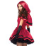 Костюм красной шапочки Leg Avenue Gothic Red Riding Hood красный: платье + накидка с капюшоном - Фото №4