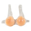 Накладная грудь с бюстгальтером Cottelli Collection Accessoires Strap-On Silicone Breasts, телесная - Фото №2