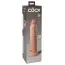 Фалоімітатор King Cock Elite 9 Dual Density Silicone Cock, тілесний - Фото №5