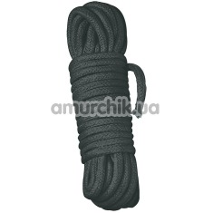 Веревка Shibari Bondage 10 м, чёрная - Фото №1