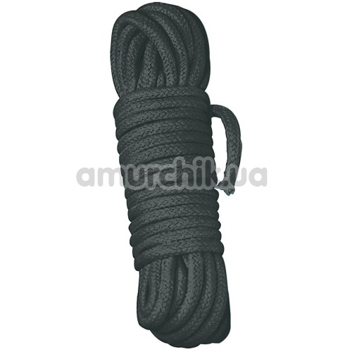 Веревка Shibari Bondage 10 м, чёрная - Фото №1