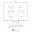 Комплект Obsessive 810-SEG красный: бюстгальтер + трусики-стринги + пояс для чулок - Фото №6