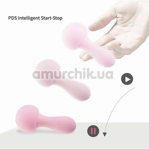 Универсальный вибромассажер Otouch Mushroom Silicone Wand Vibrator, розовый