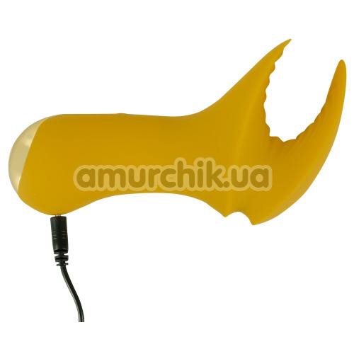 Мастурбатор з вібрацією Your New Favourite Penis Vibrator, жовтий