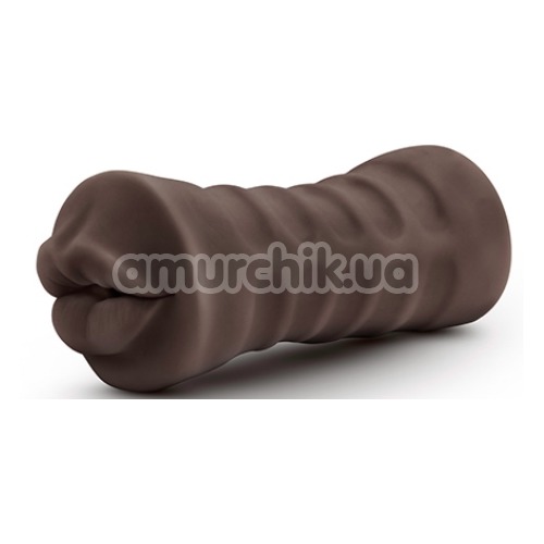Симулятор орального сексу з вібрацією Hot Chocolate Renee, коричневий