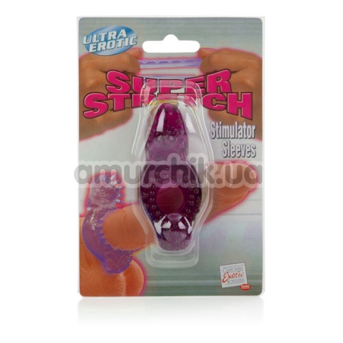 Кольцо-насадка Super Stretch Stimulator Sleeve - Dual Noduled Pink