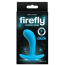 Анальная пробка Firefly Contour Plug Small - светящаяся в темноте, голубая - Фото №2