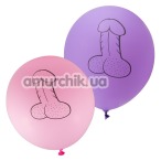 Надувные шары с пенисом X-Rated Party Favors, 8 шт - Фото №1