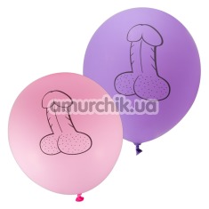 Надувные шары с пенисом X-Rated Party Favors, 8 шт - Фото №1