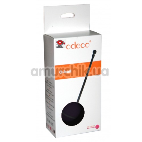 Вагинальный шарик Odeco O-Ball Single, черный