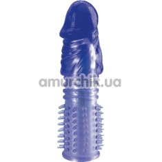 Насадка на пенис Penis Sleeve 6,5, синяя - Фото №1