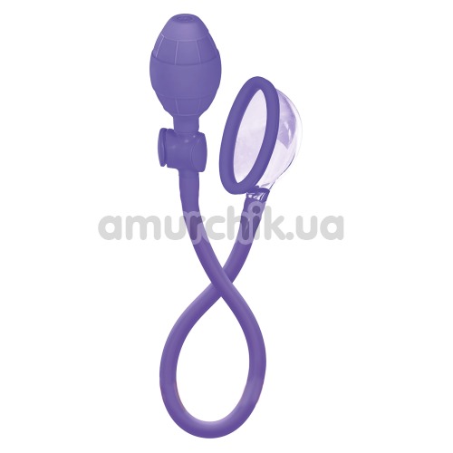Вакуумная помпа для клитора Mini Silicone Clitoral Pump, фиолетовая