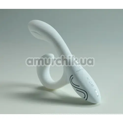 Вибратор с подсветкой Illumination The Rabbit, белый
