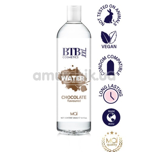 Лубрикант Back To Basics Water Based Lubricant Chocolate, 250 мл