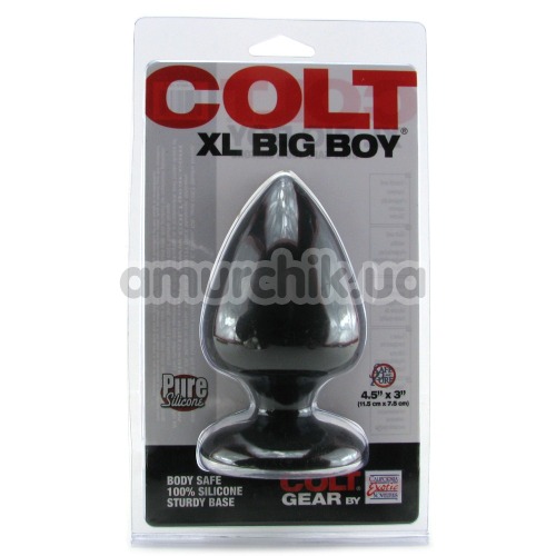 Анальная пробка Colt XL Big Boy, черная