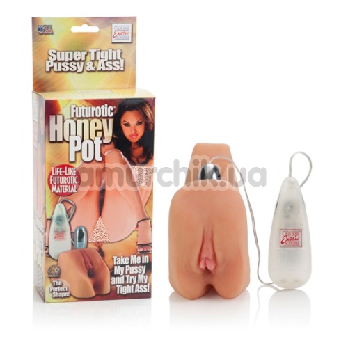 Штучна вагіна і анус з вібрацією Futurotic Honey Pot