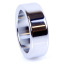 Эрекционное кольцо Boss Series Metal Cock Ring Small, серебряное - Фото №3