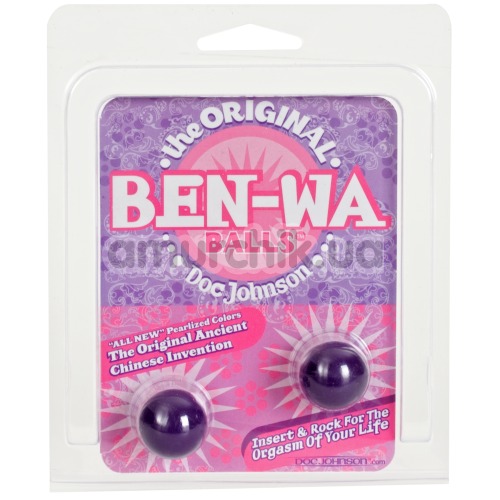 Вагинальные шарики Ben-Wa фиолетовые