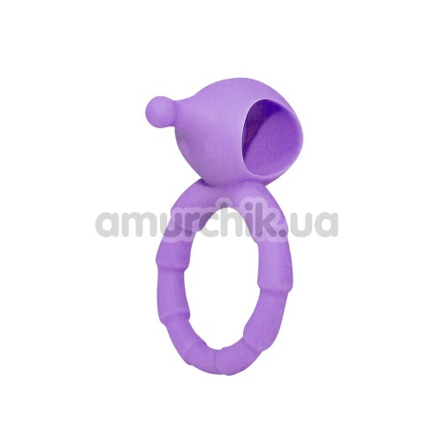Виброкольцо Smile Loop Vibrating Ring, фиолетовое
