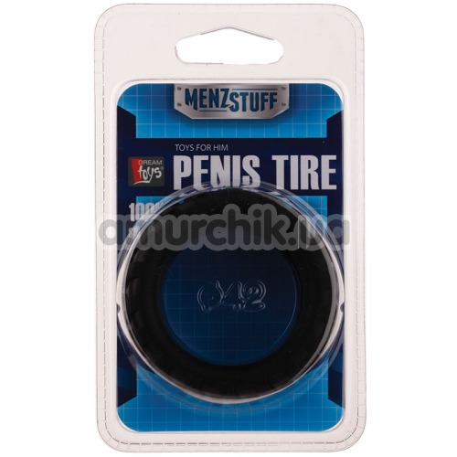 Эрекционное кольцо Menz Stuff Penis Tire 42mm, черное