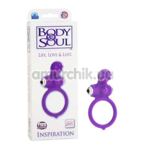 Виброкольцо Body&Soul Inspiration, фиолетовое