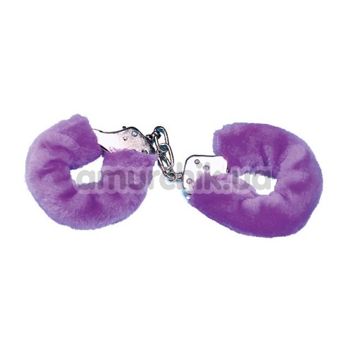 Наручники Love Cuffs With Plush фиолетовые - Фото №1