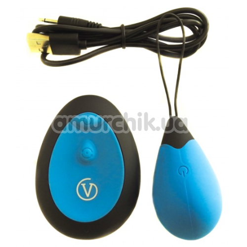 Віброяйце Virgite Remote Controll Egg G1, блакитне