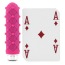 Вибратор KEY Charms Petite Massager Lace, розовый - Фото №5