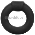 Эрекционное кольцо для члена Alpha Liquid Silicone Optimum Ring, черное - Фото №1